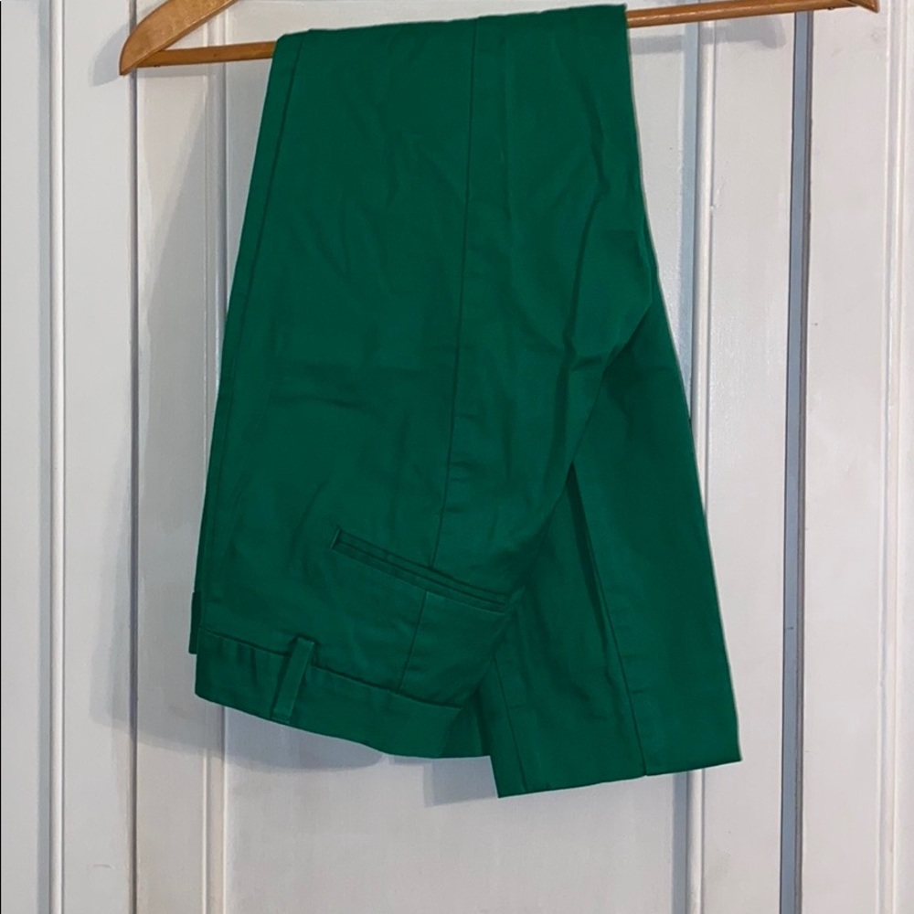 Slim Cropped Green gap pants